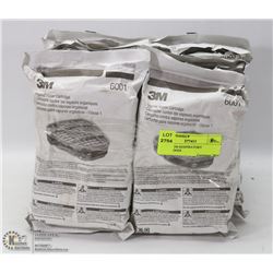 10 NEW 3M RESPIRATORY CARTRIDGES
