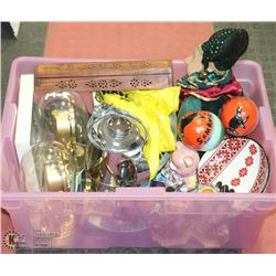 LOT OF HOUSE HOLD & DECOR INCL NEW, VINTAGE