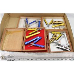 FLAT OF ASSORTED MULTI TOOLS