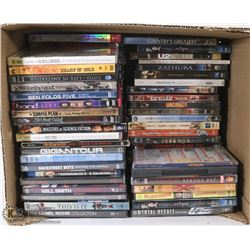 BOX OF DVDS