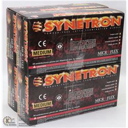 4 NEW BOXES POWDER FREE GLOVES