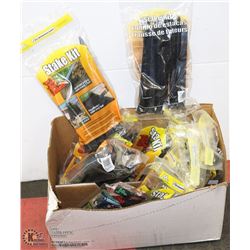 BOX WITH ALL NEW HEAVY DUTY GARDEN/TENT PEGS