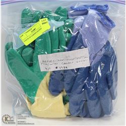 4 PACK OF GARDEN GLOVES