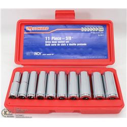 WESTWARD 11PC 3/8" DRIVE DEEP SOCKET SET