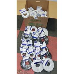 LARGE BOX OF COAXIAL CABLES AND SATELLITE CABLES