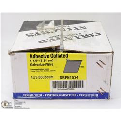 CASE OF COLLATED FINISH NAILS 15 GAUGE