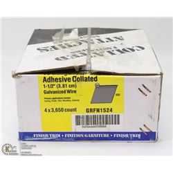 CASE OF COLLATED FINISH NAILS 15 GAUGE