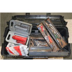 PLANO BOX 14X16X36 WITH CONTENTS.