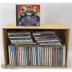 BOX OF ABOUT 50 CD'S INCL TOM COCHRANE, ASHLEY