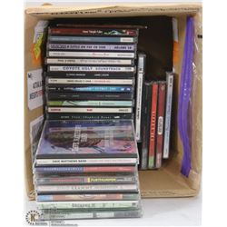 BOX OF ABOUT 30 CD'S INCL DAVE MATTHEWS BAND ,