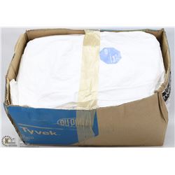 LOT OF 10 TYVEK DISPOSABLE COVERALLS