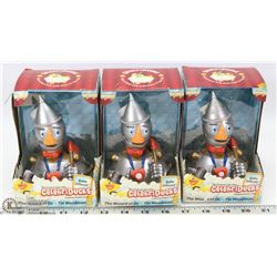 LOT OF 3 CELEBRI DUCKS WIZARD OF OZ