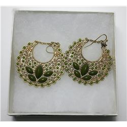4 - LIA SOPHIA GOLD TONE EARRINGS