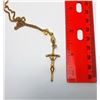 Image 1 : 8 - ITALIAN GOLD TONE CRUCIFIX ON