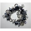 Image 2 : 6 - SILVER TONE & CRYSTAL BRACELET