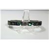 Image 1 : 7 - SILVER TONE & GREEN/BLUE ABALONE