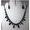 Image 1 : 21 - BLACK RHODIUM PLATED NECKLACE
