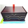 Image 2 : 1 - DELUXE ROSEWOOD JEWELRY BOX