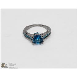 BLUE FASHION WOMEN WEDDING STYLE RING