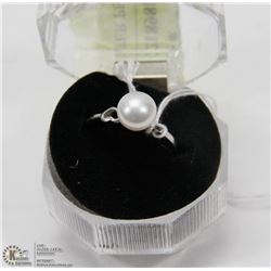 #44-FRESH WATER PEARL WHITE RING