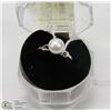 #44-FRESH WATER PEARL WHITE RING