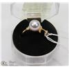 #49-FRESH WATER PEARL LAVENDER RING