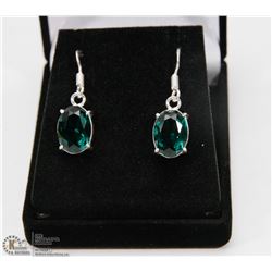 #9-GREEN APATITE GEMSTONE EARRINGS