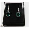 #9-GREEN APATITE GEMSTONE EARRINGS