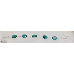 #13-GREEN APATITE GEMSTONE BRACELET
