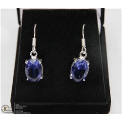#17-TANZANITE GEMSTONE EARRINGS