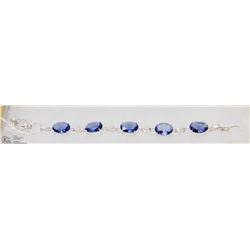 #19-TANZANITE GEMSTONE BRACELET