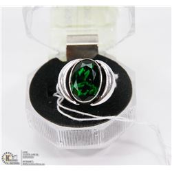 #24-CHROME DIOPSIDE GEMSTONE RING
