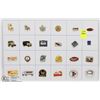 LOT OF 24 VARIETY COLLECTOR PINS