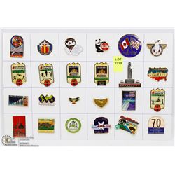 LOT OF 24 VARIETY COLLECTOR PINS