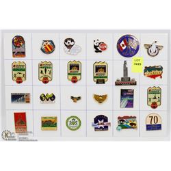 LOT OF 24 VARIETY COLLECTOR PINS