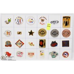LOT OF 24 VARIETY COLLECTOR PINS