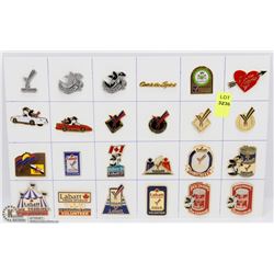 LOT OF 24 VARIETY COLLECTOR PINS