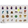 LOT OF 24 VARIETY COLLECTOR PINS