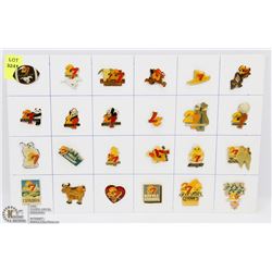 LOT OF 24 2 & 7 CALGARY RADIO STATION PINS