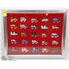LOT OF 25 FRAMED CHUCK WAGON PINS