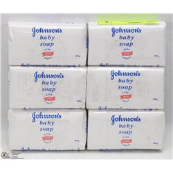 BUNDLE OF 6 JOHNSONS BABY SOAP