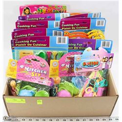 FLAT OF ASSORTED UNOPENED KIDS TOYS