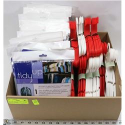 FLAT OF TIDY UP LADIES GARMENT BAGS & CLOTHES