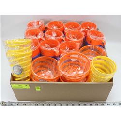 FLAT OF PLASTIC COLOR SWIRL AND BLESSEDNESS ANIMAL