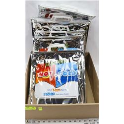 FLAT OF HOT AND COLD REUSABLE FOOD BAGS