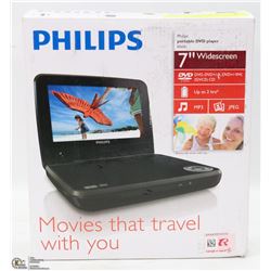 #3-PHILIPS DVD 7" WIDESCREEN