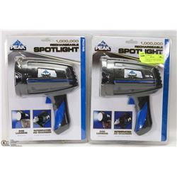 #48-LOT OF 2 NEW PACK 1000,000 RECHARGEABLE