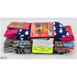 3PK LADIES INFRARED SOCKS