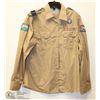 VINTAGE SCOUTS CANADA UNIFORM SHIRT WITH BADGES