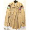 Image 1 : VINTAGE SCOUTS CANADA UNIFORM SHIRT WITH BADGES